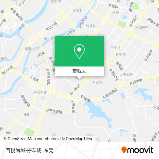 百悦尚城-停车场地图