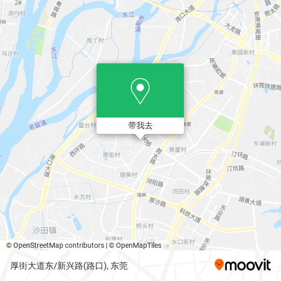 厚街大道东/新兴路(路口)地图