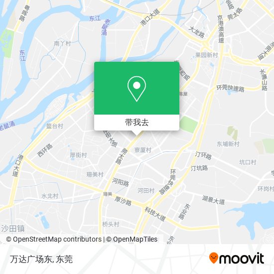 万达广场东地图