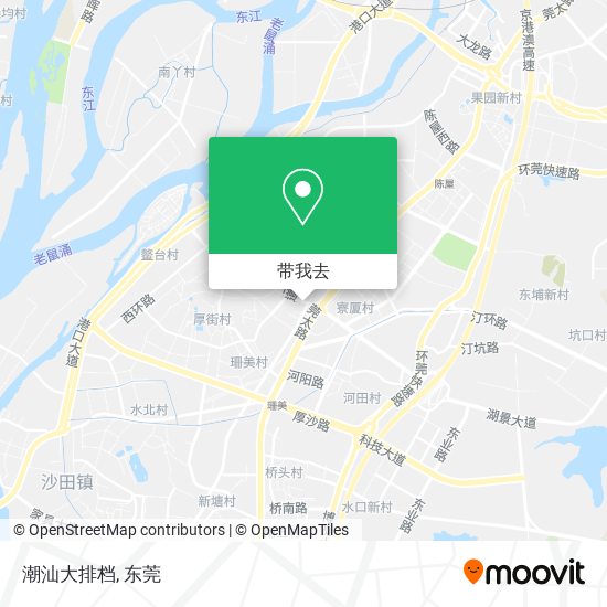 潮汕大排档地图