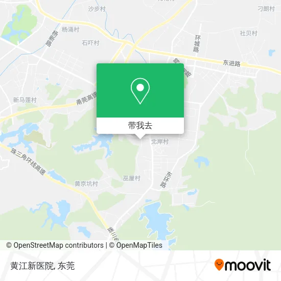 黄江新医院地图