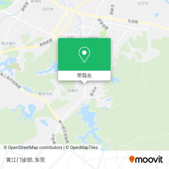 黄江门诊部地图