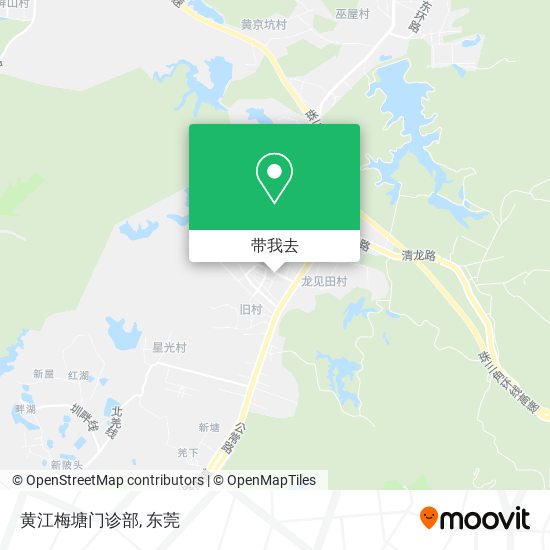 黄江梅塘门诊部地图