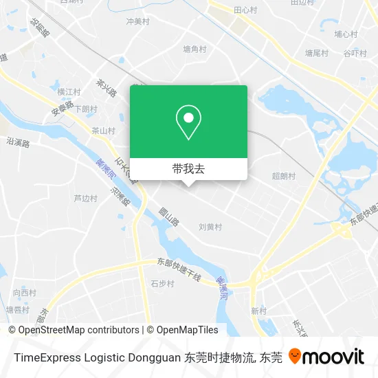 TimeExpress Logistic Dongguan 东莞时捷物流地图