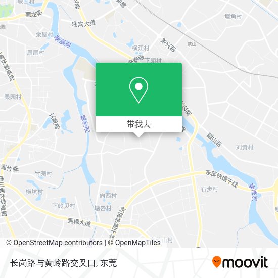 长岗路与黄岭路交叉口地图