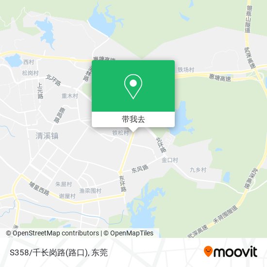 S358/千长岗路(路口)地图