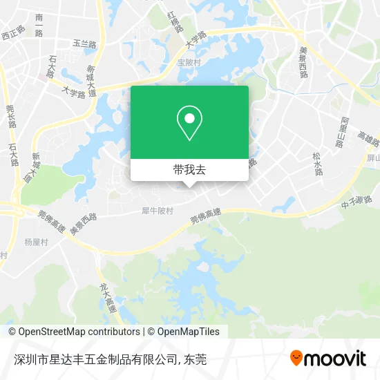 深圳市星达丰五金制品有限公司地图