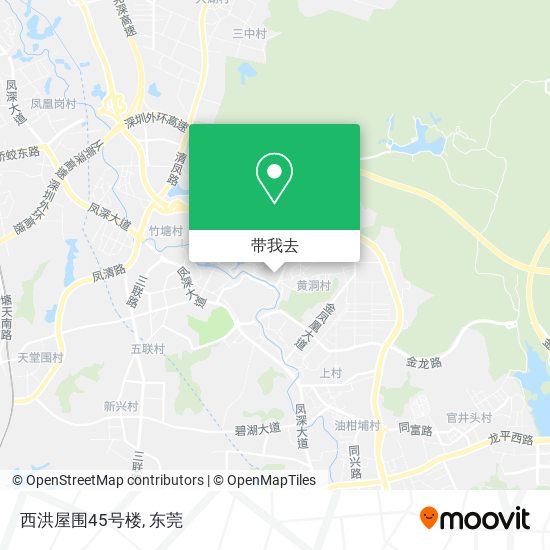 西洪屋围45号楼地图