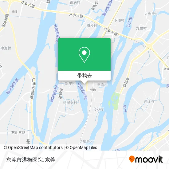 东莞市洪梅医院地图