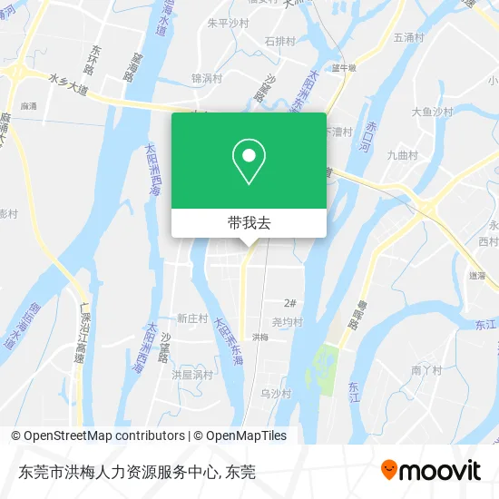 东莞市洪梅人力资源服务中心地图