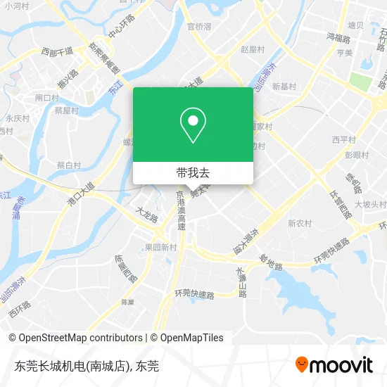 东莞长城机电(南城店)地图