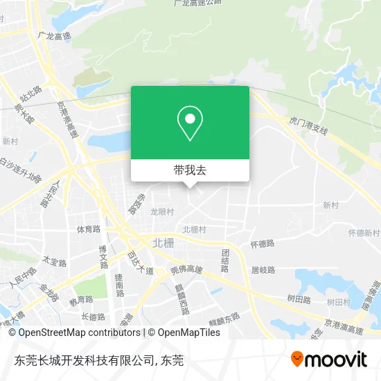 东莞长城开发科技有限公司地图