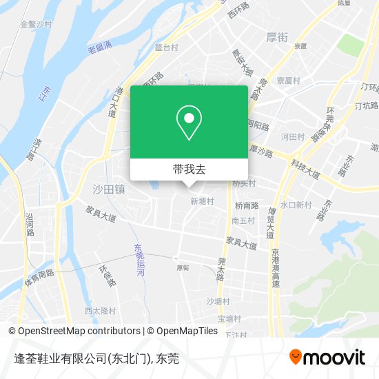 逢荃鞋业有限公司(东北门)地图