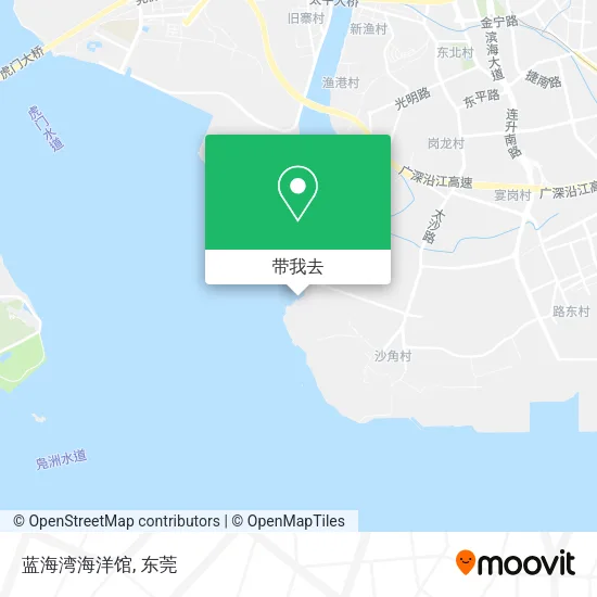 蓝海湾海洋馆地图