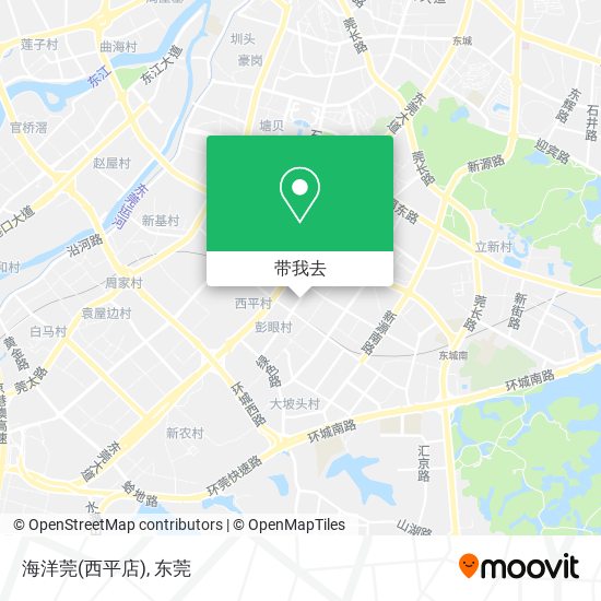 海洋莞(西平店)地图