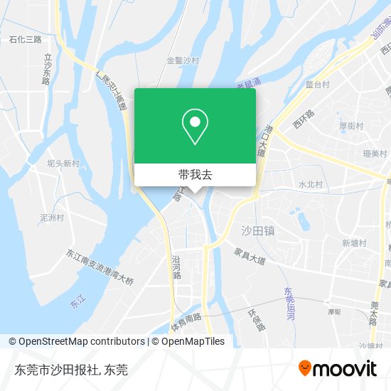 东莞市沙田报社地图