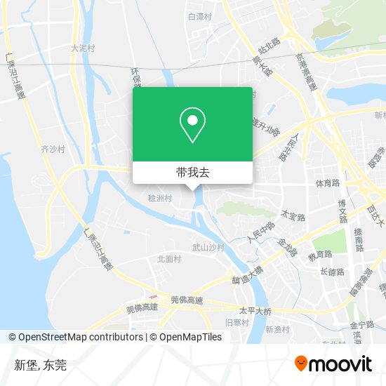 新堡地图