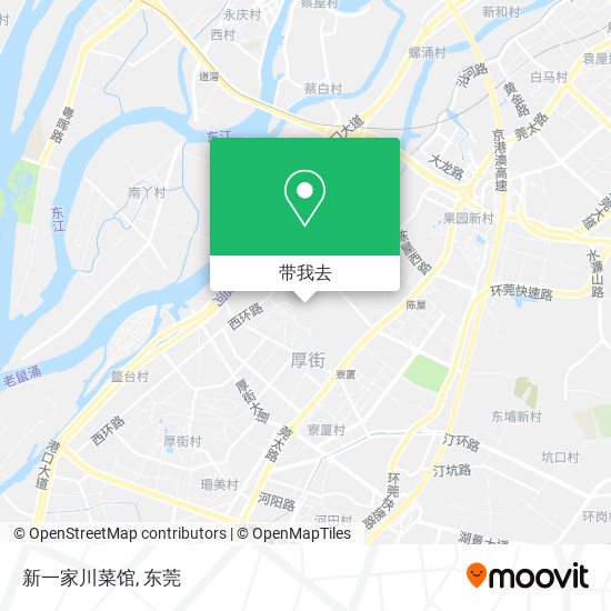新一家川菜馆地图