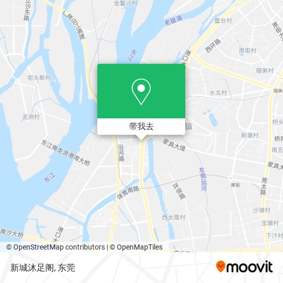 新城沐足阁地图