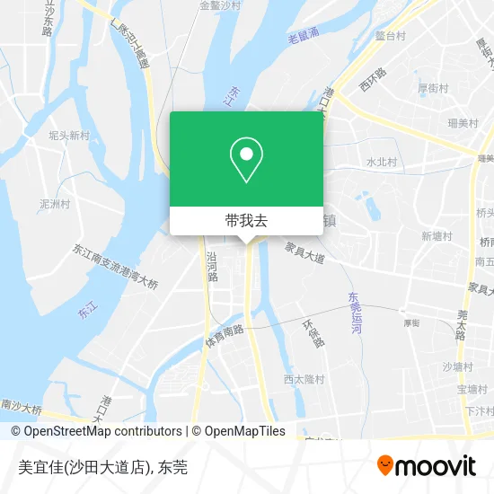 美宜佳(沙田大道店)地图