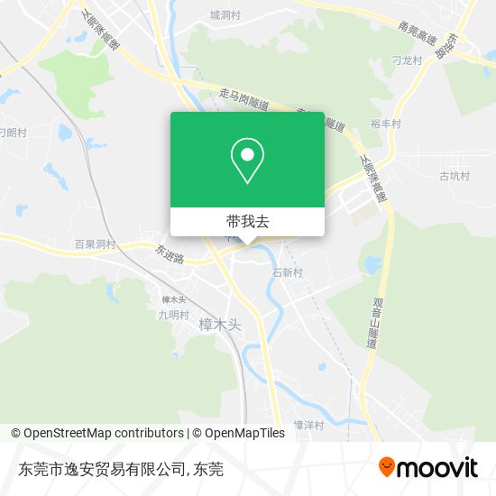 东莞市逸安贸易有限公司地图