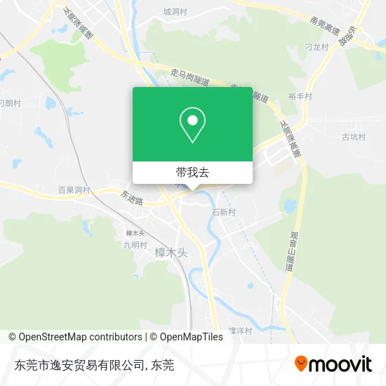 东莞市逸安贸易有限公司地图