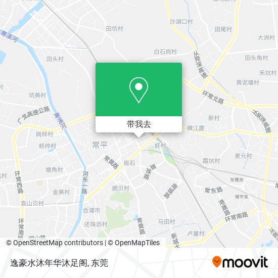 逸豪水沐年华沐足阁地图