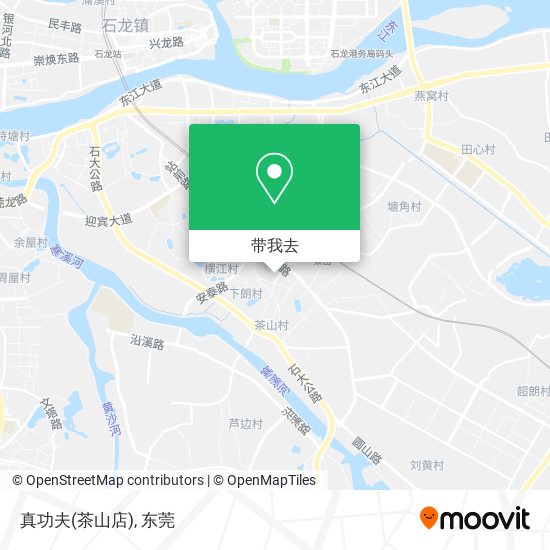 真功夫(茶山店)地图