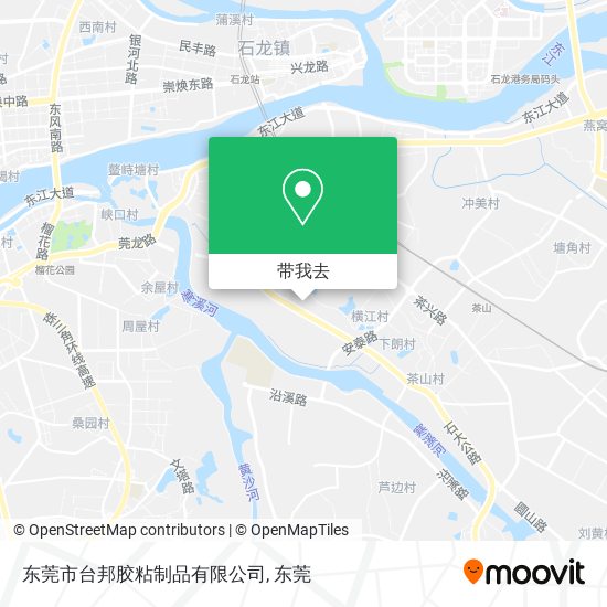 东莞市台邦胶粘制品有限公司地图