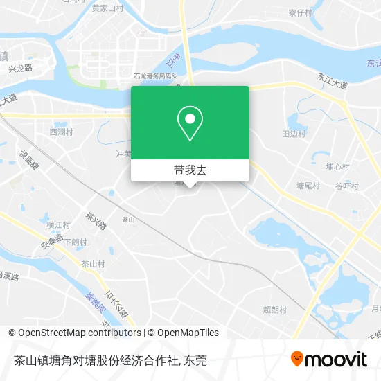 茶山镇塘角对塘股份经济合作社地图