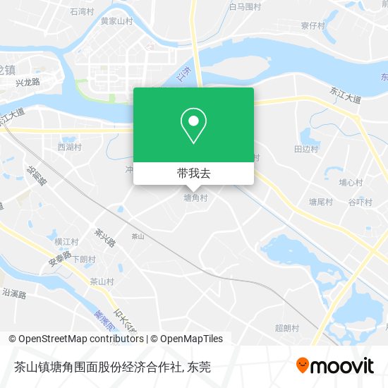 茶山镇塘角围面股份经济合作社地图
