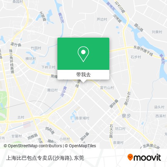 上海比巴包点专卖店(沙海路)地图