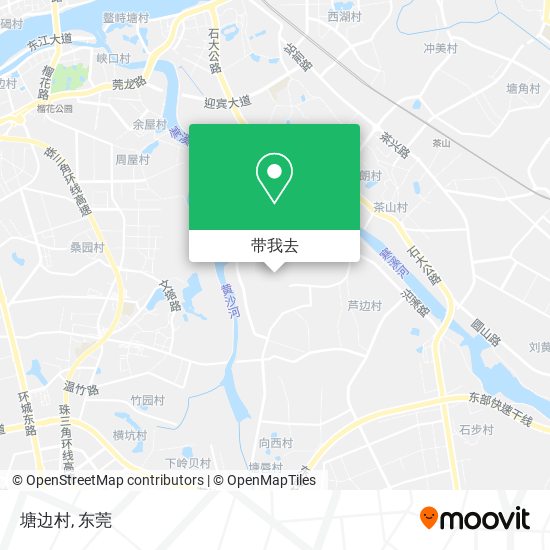 塘边村地图