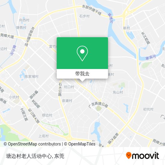 塘边村老人活动中心地图