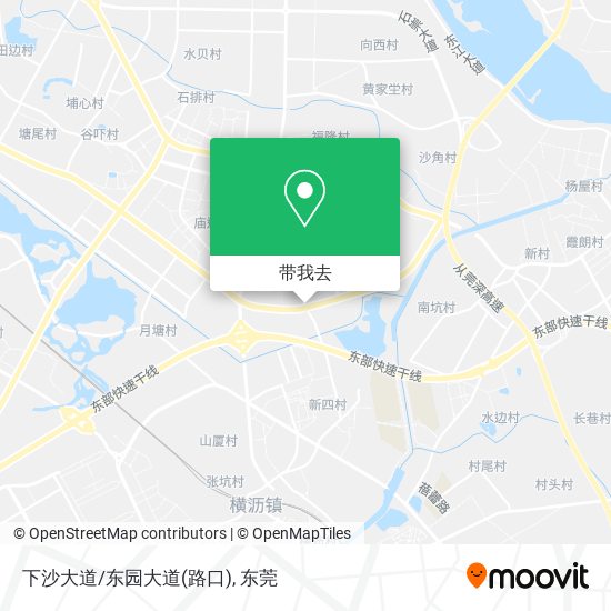 下沙大道/东园大道(路口)地图