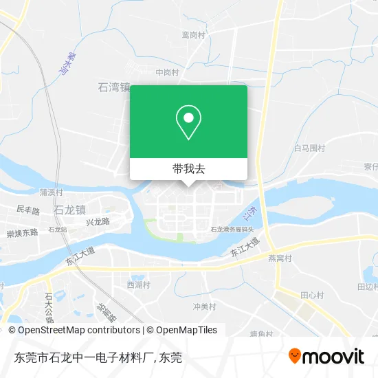 东莞市石龙中一电子材料厂地图