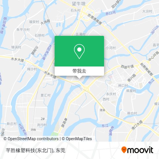芉胜橡塑科技(东北门)地图