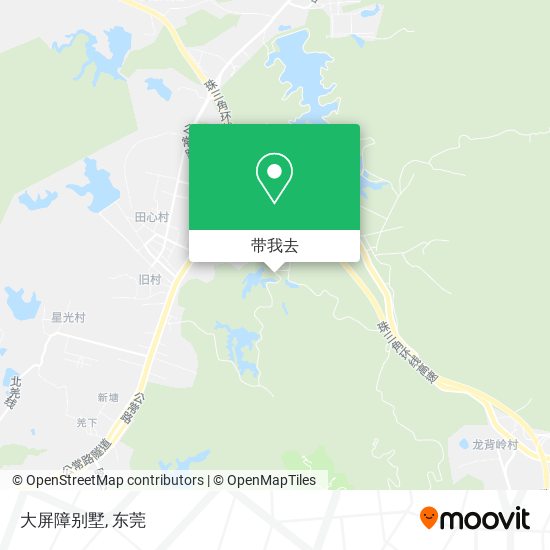 大屏障别墅地图
