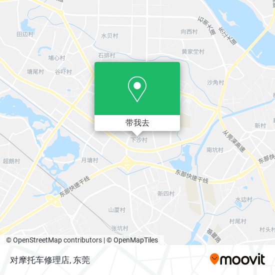 对摩托车修理店地图