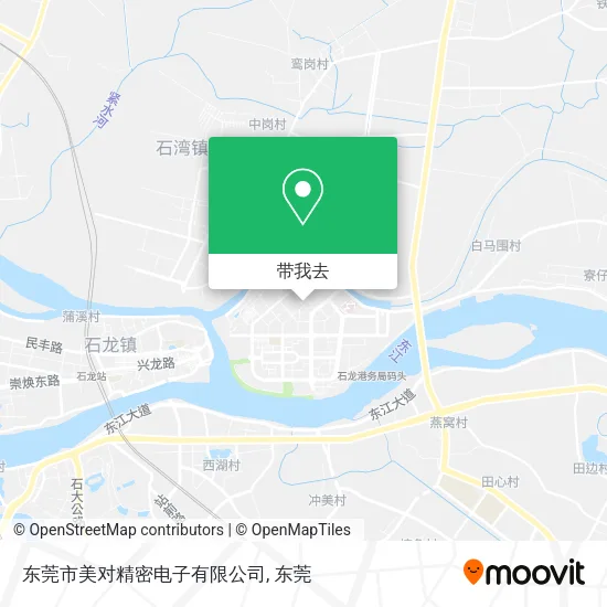 东莞市美对精密电子有限公司地图