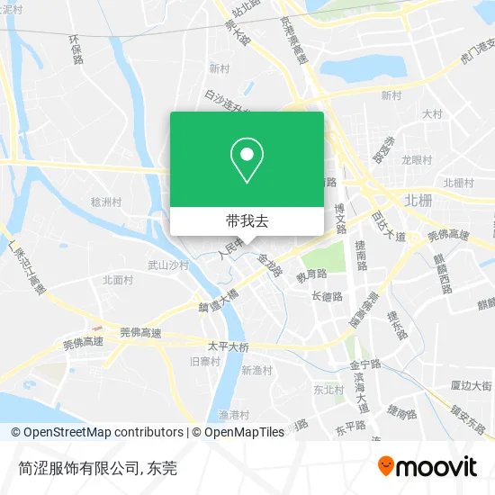 简涩服饰有限公司地图