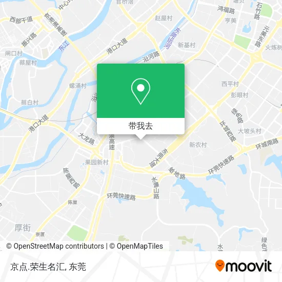 京点.荣生名汇地图