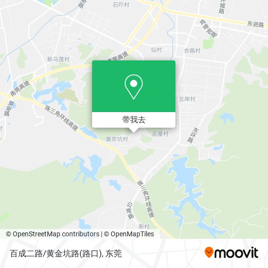 百成二路/黄金坑路(路口)地图