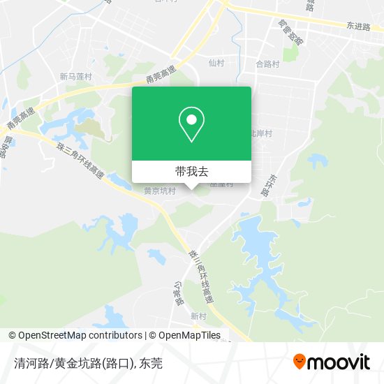 清河路/黄金坑路(路口)地图