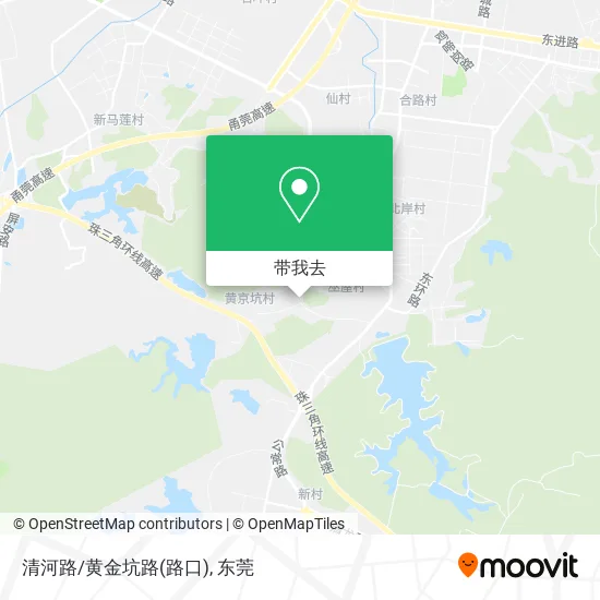 清河路/黄金坑路(路口)地图