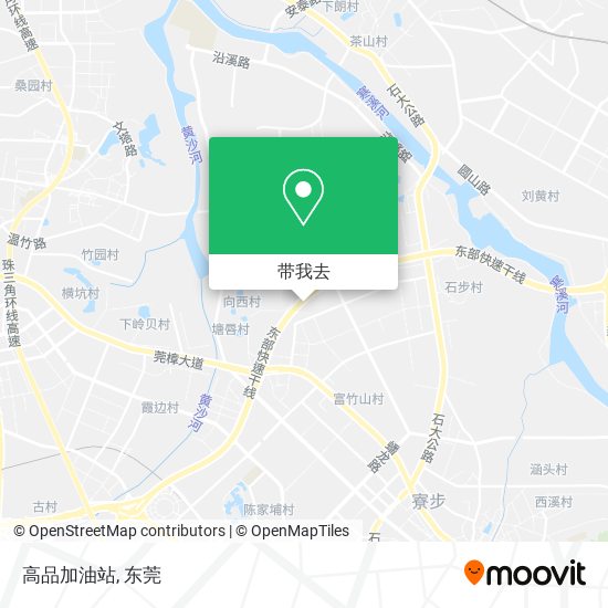 高品加油站地图
