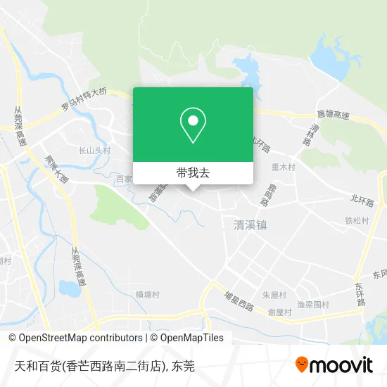 天和百货(香芒西路南二街店)地图