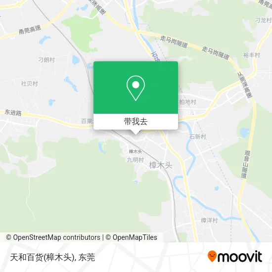 天和百货(樟木头)地图