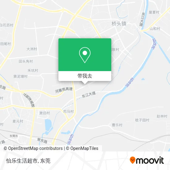 怡乐生活超市地图