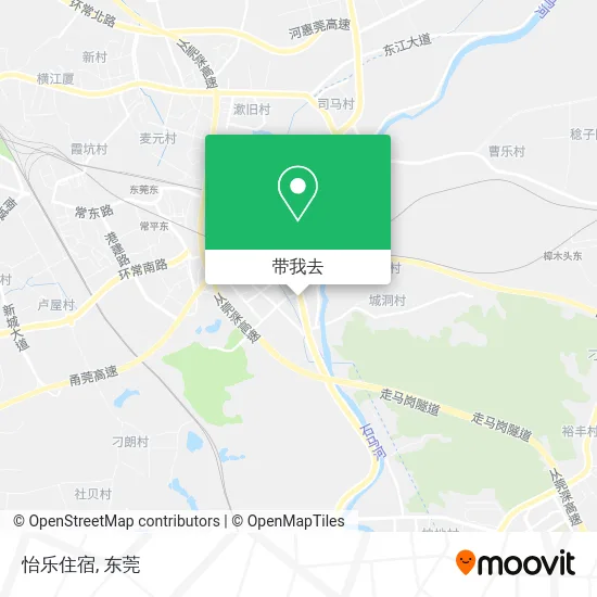怡乐住宿地图